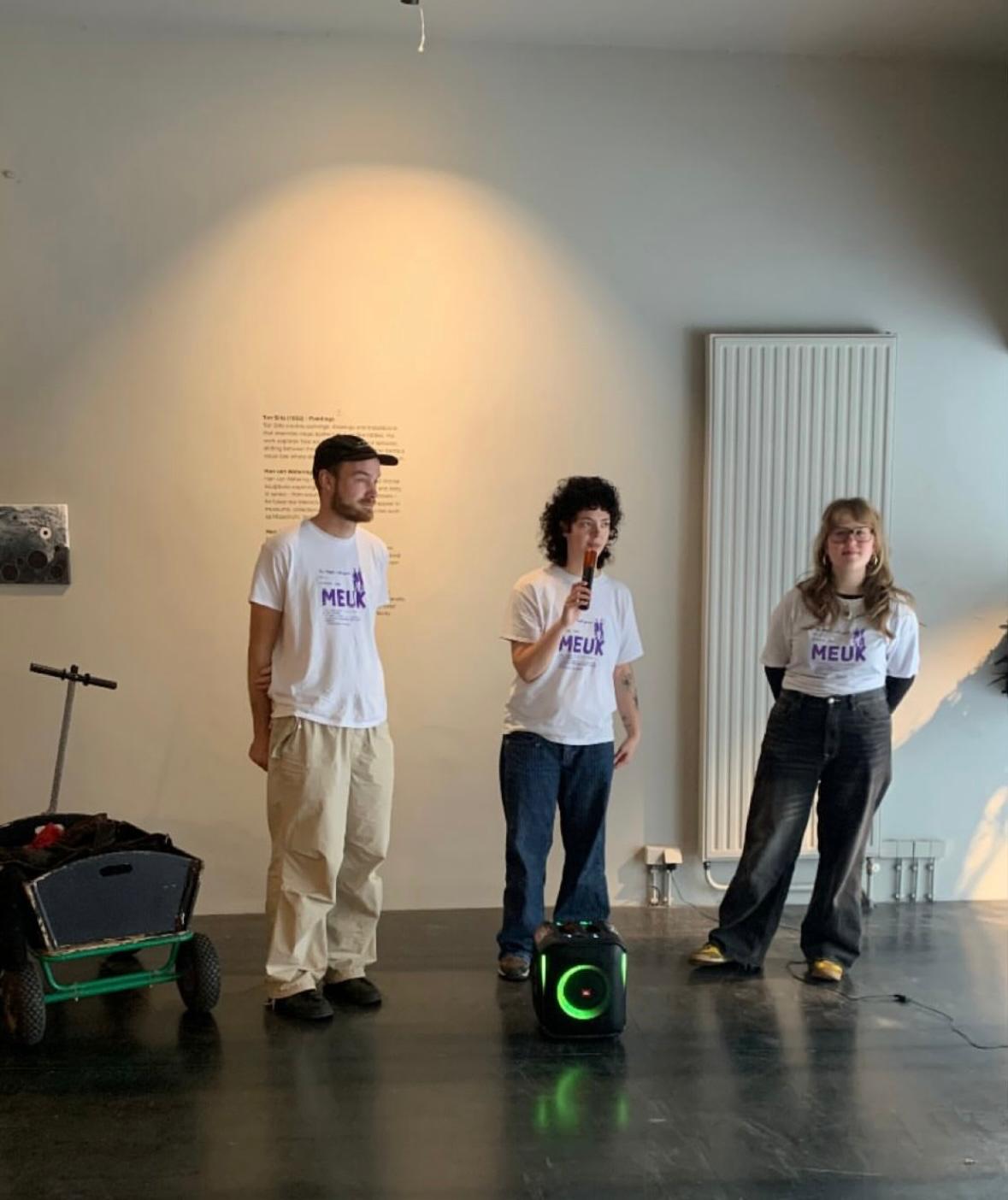 Poetry.  Session of spoken word. Members og GNURR Poetry.